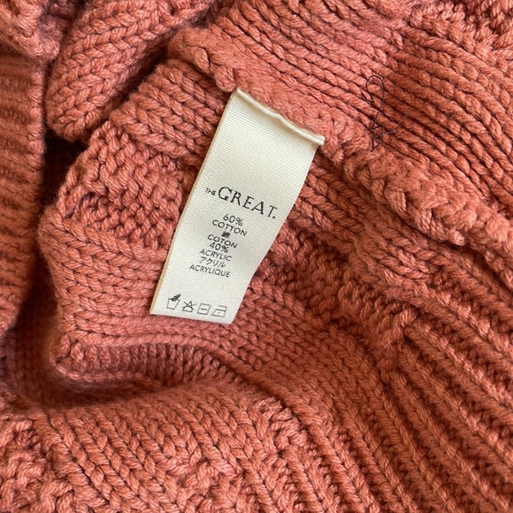 NWT The Great. The Mountainside Cardigan in Malt. Size 0. - Picture 5 of 7